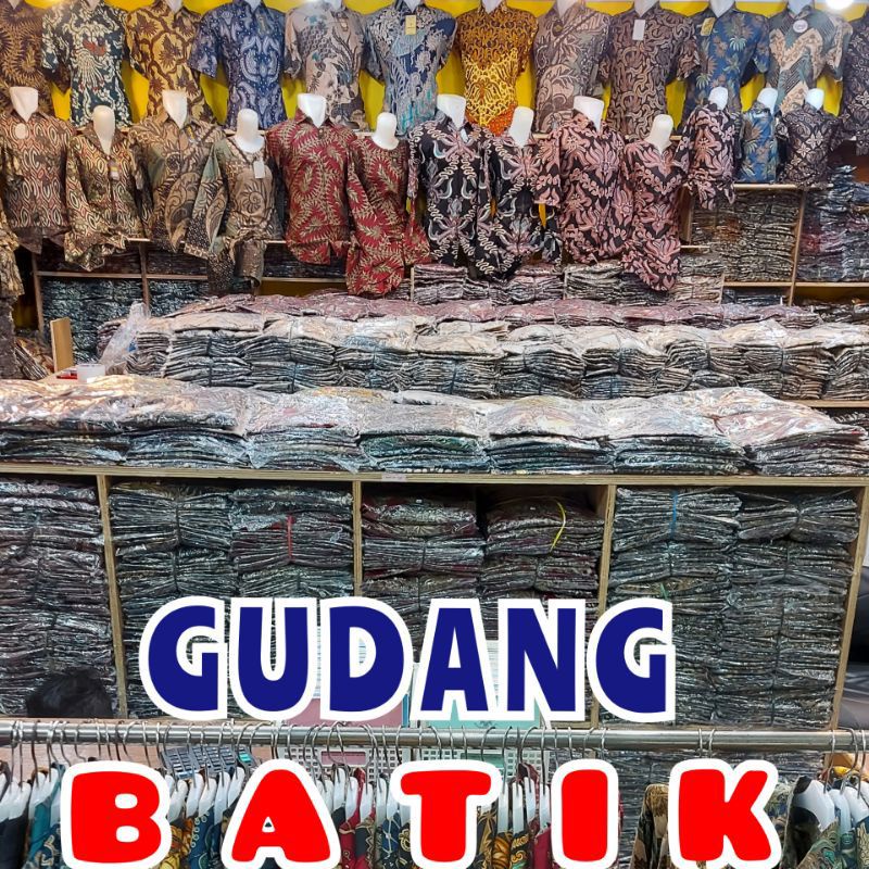 Baju Batik Pria Katun Sragen Yogya Premium Fouring Katun Kemaja Batik Panjang laki-laki Motif Terbaru