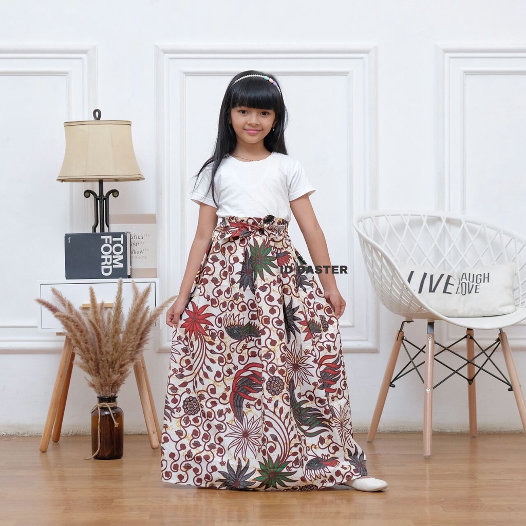 Rok Batik Anak Panjang Perempuan SD
