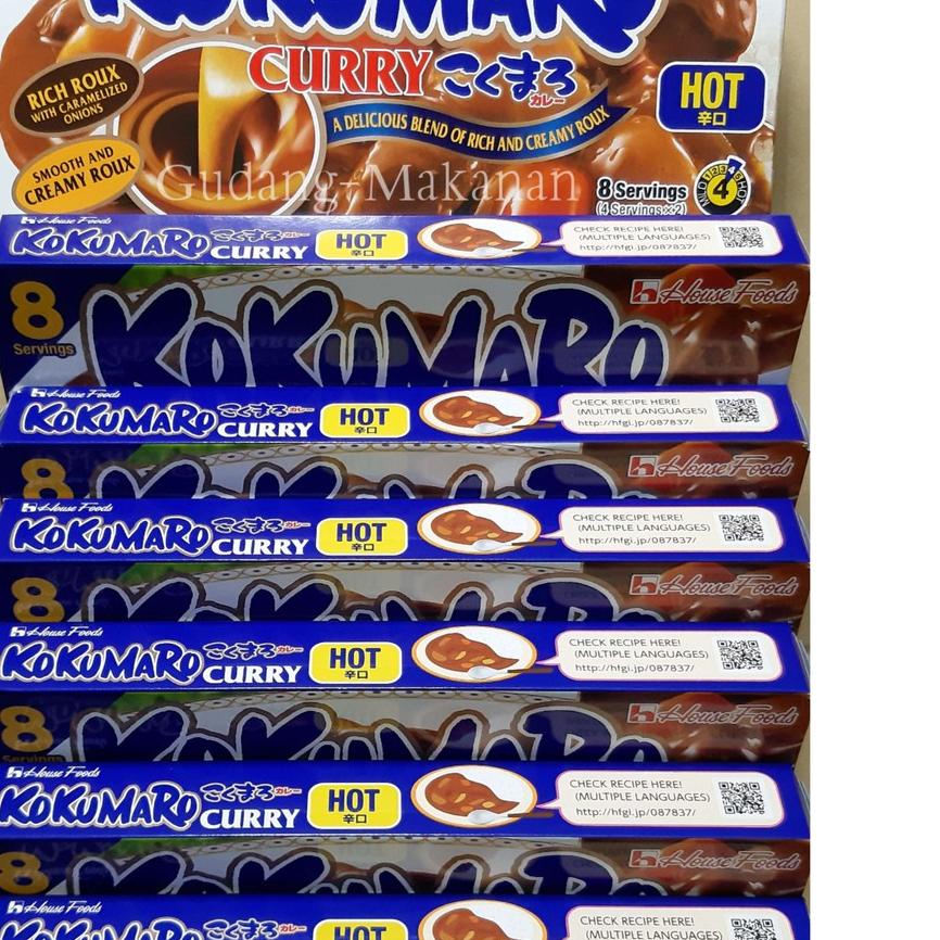

۞ House Kokumaro Curry Hot Japanese 140gr kari ➣