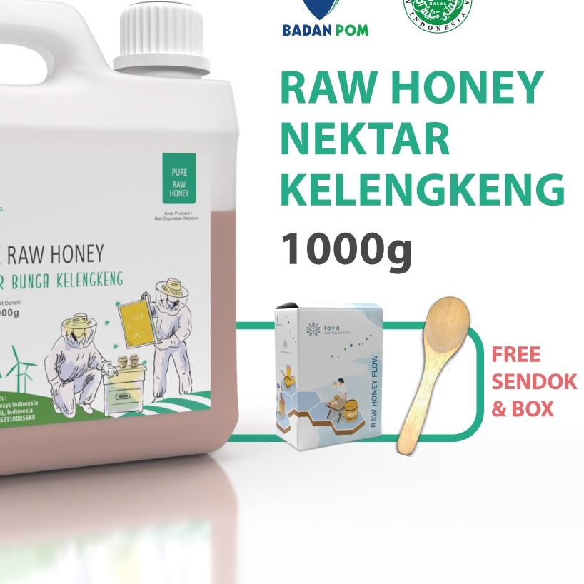 

❇ Asli Murni 1kg Tava Grade A Nektar Kelengkeng 100% Alami Pure Natural Raw Honey ♛