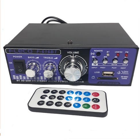 PROMO POWER AMPLIFIER BLUETOOTH F-616BT/AMPLIFIER SALON AKTIF F 616bt/POWER AMPLIFIER &amp; MIXER /AMPLI FLECO