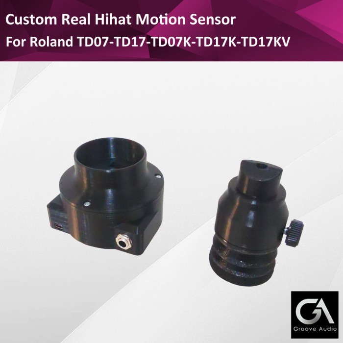 Terlaris Custom Real Hihat Motion Sensor Roland Td07-Td17-Td07K-Td17K-Td17Kv