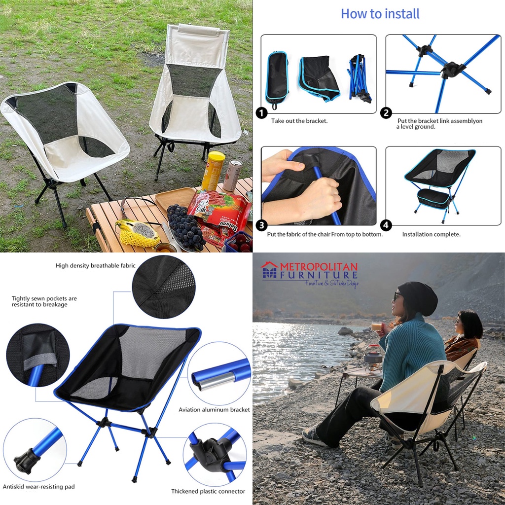 Kursi Lipat Mee Do Outdoor Indoor Camping Portable