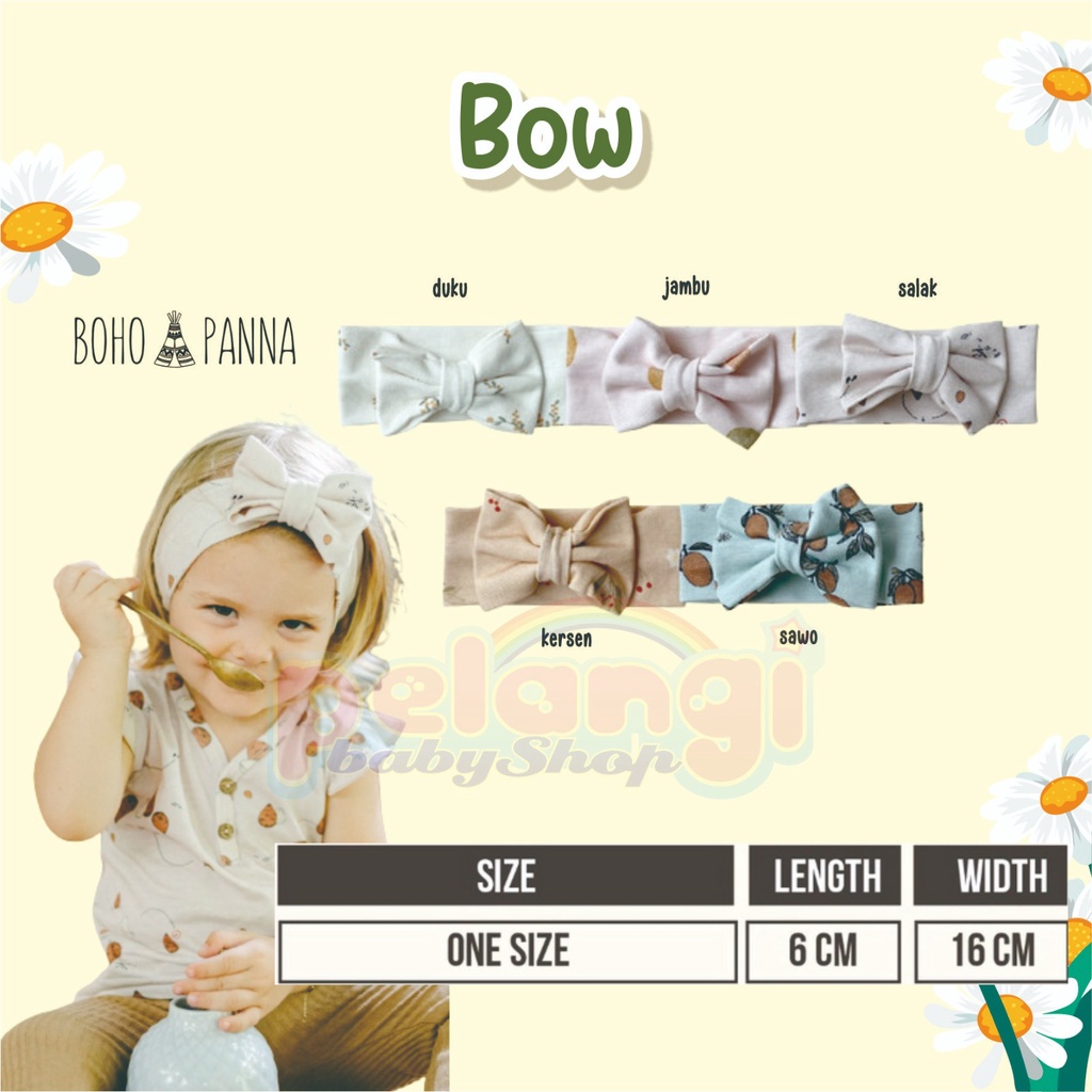 BOHOPANA | BOHO | BOHO PANNA BOW | BANDO BAYI | PITA BAYI BOHOPANA