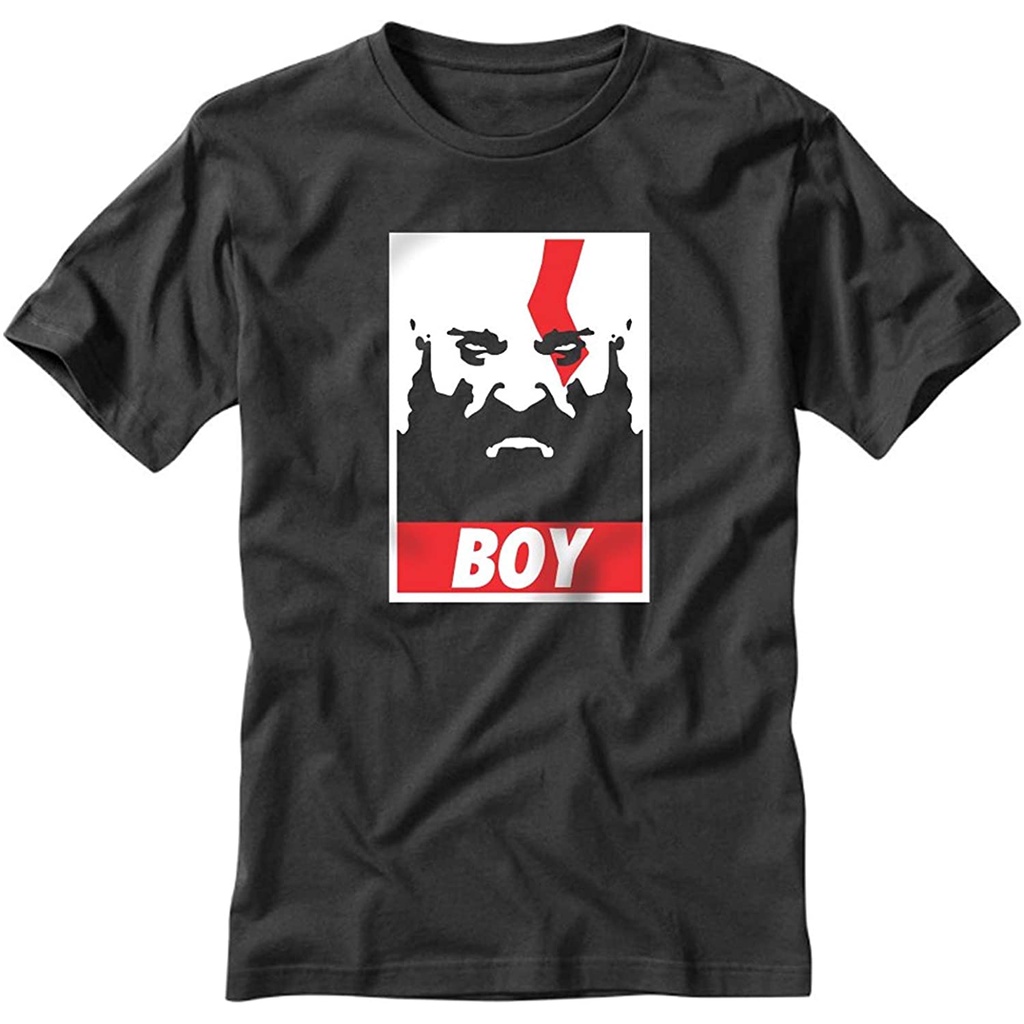 KAOS God of War Boy Obey Fan White T Shirt