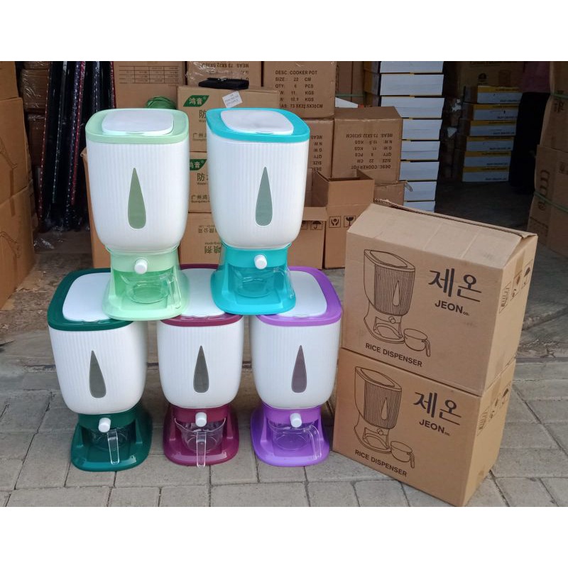 Dispenser Beras Milenium 12L Otomatis Dispenser Rice Box