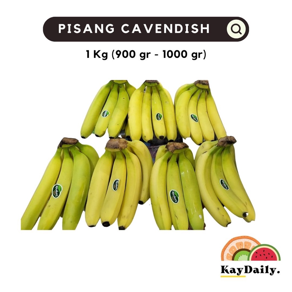 

PISANG CAVENDISH SUNPRIDE 1 KG