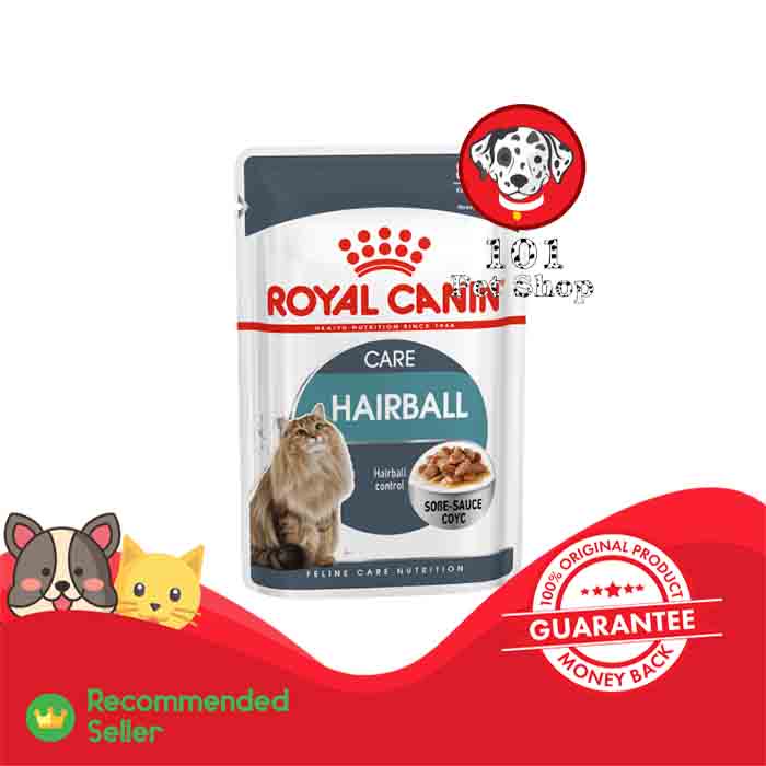 MAKANAN KUCING BASAH WETFOOD ROYAL CANIN POUCH HAIRBALL 85GR