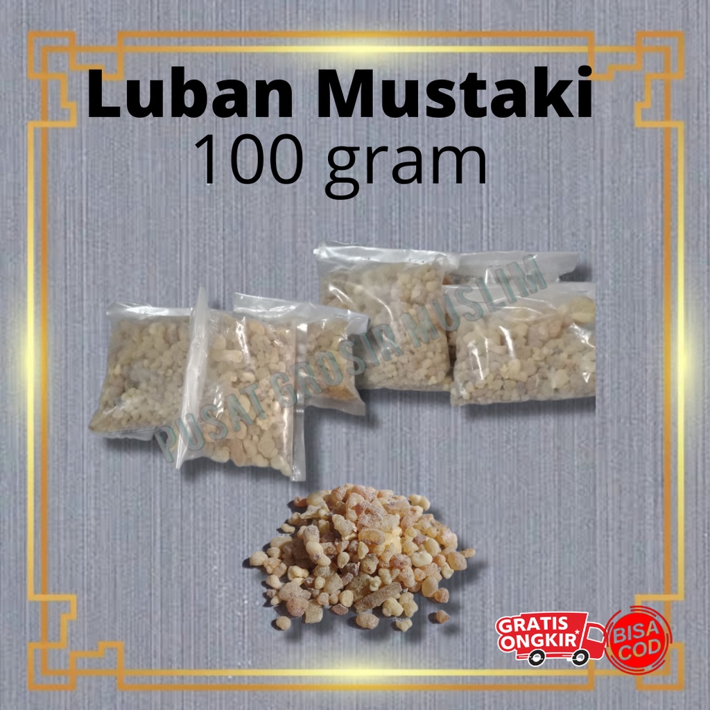 Luban Dakar Mustaki / Kemenyan Arab / Luban Arab Menyan Kemenyan 100gr