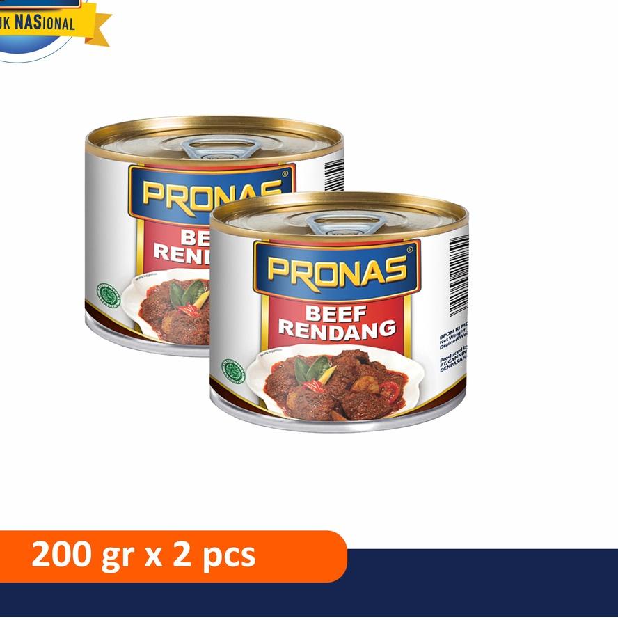 

➮ PRONAS Rendang Daging Sapi 200 g dengan kemasan EOE bundling 2 pcs ▲