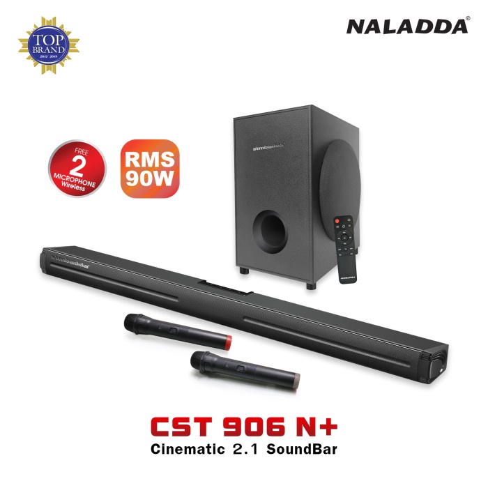 Speaker Simbadda Cst 906N+ Soundbar Tv Speaker Bluetooth Mega Bass Subwoofer