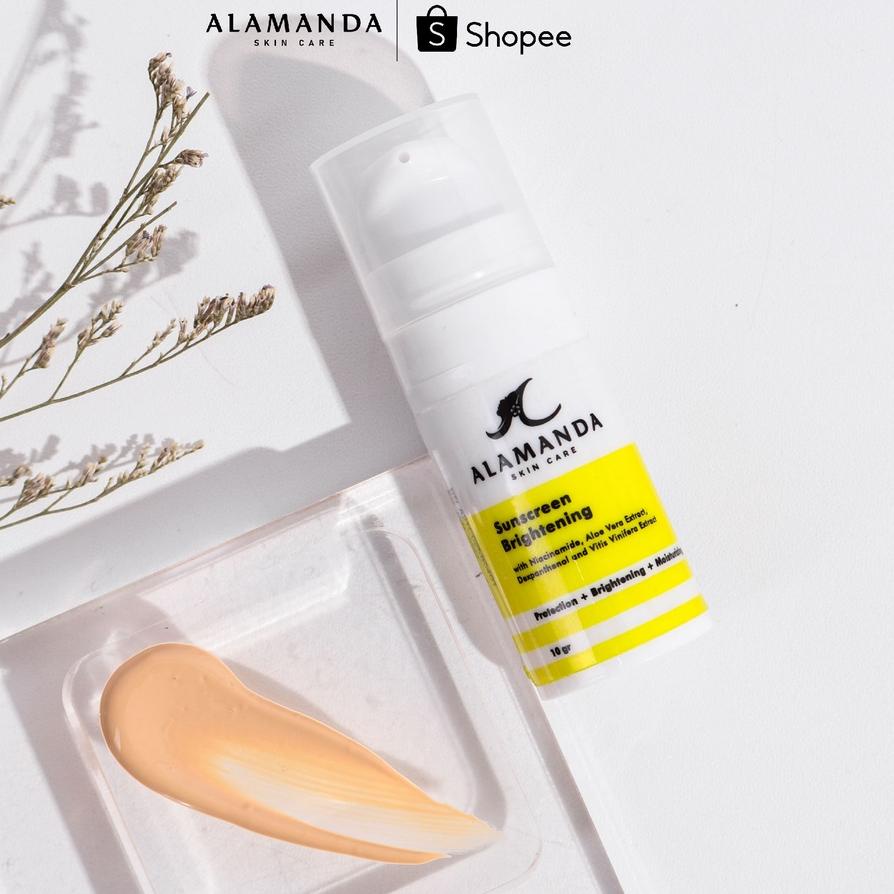 ☚ Alamanda Skincare Brightening Sunscreen ♬