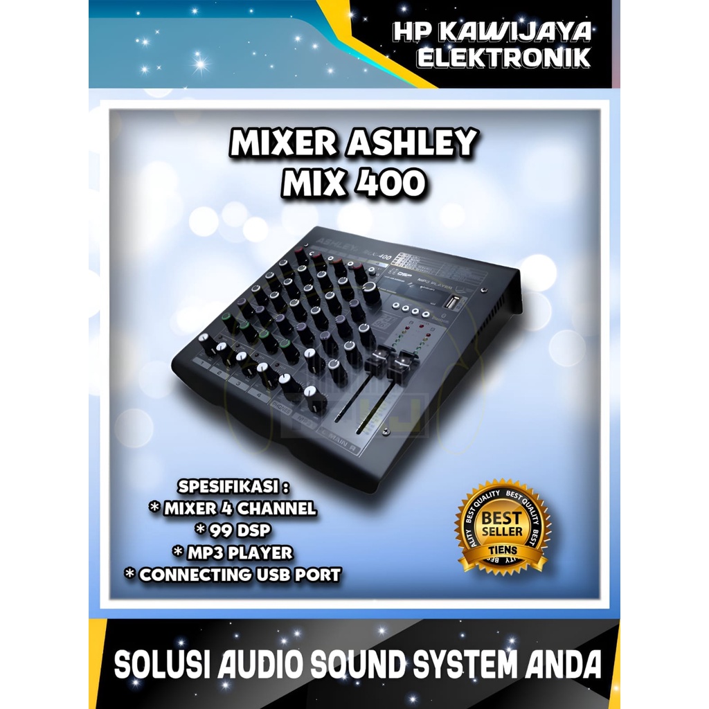 MIXER ASHLEY MIX 400 mixer ashley 4ch MIX-400