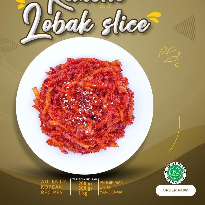 

➶ Fresh Kimchi Lobak Wortel Slice 1Kg Dibuat Oleh Chef Korea Asli Enak ▼