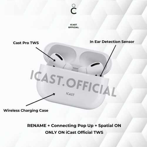 iCast TWS Cast Pods Pro H1 Edition Final Upgrade 2023 Made by iCast Official