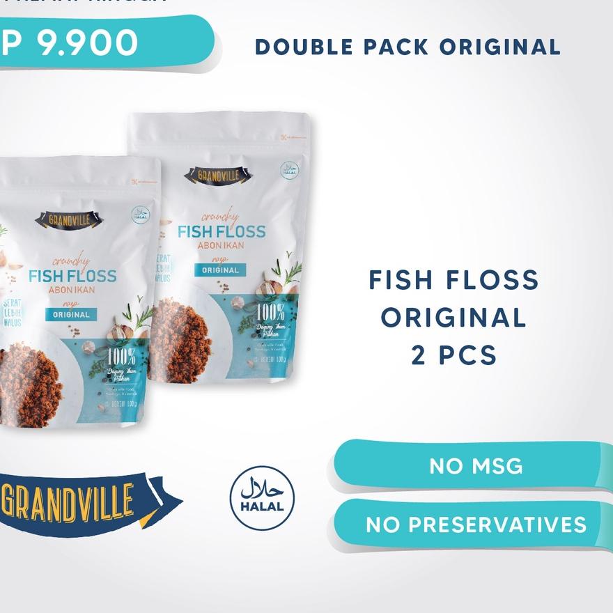 

✫ Grandville Abon IKAN Crunchy Double Pack Original ➾