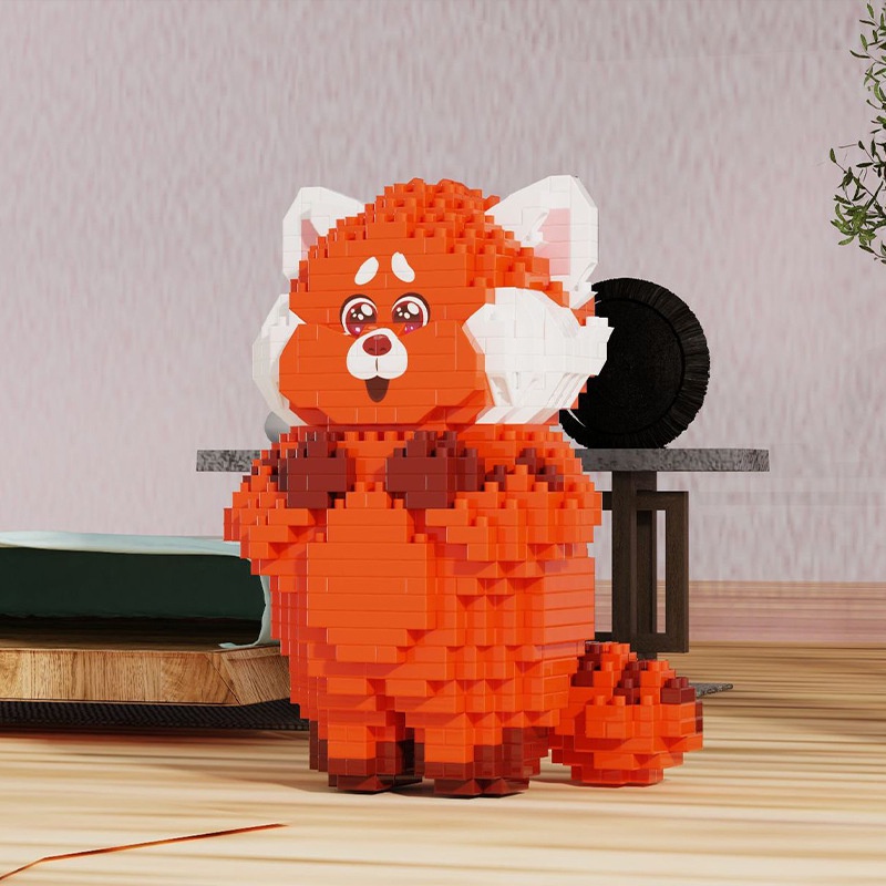 Mainan Balok Lotso Edukasi Karakter Kartun Mainan Balok DIY 3D Puzzle Brick Mini