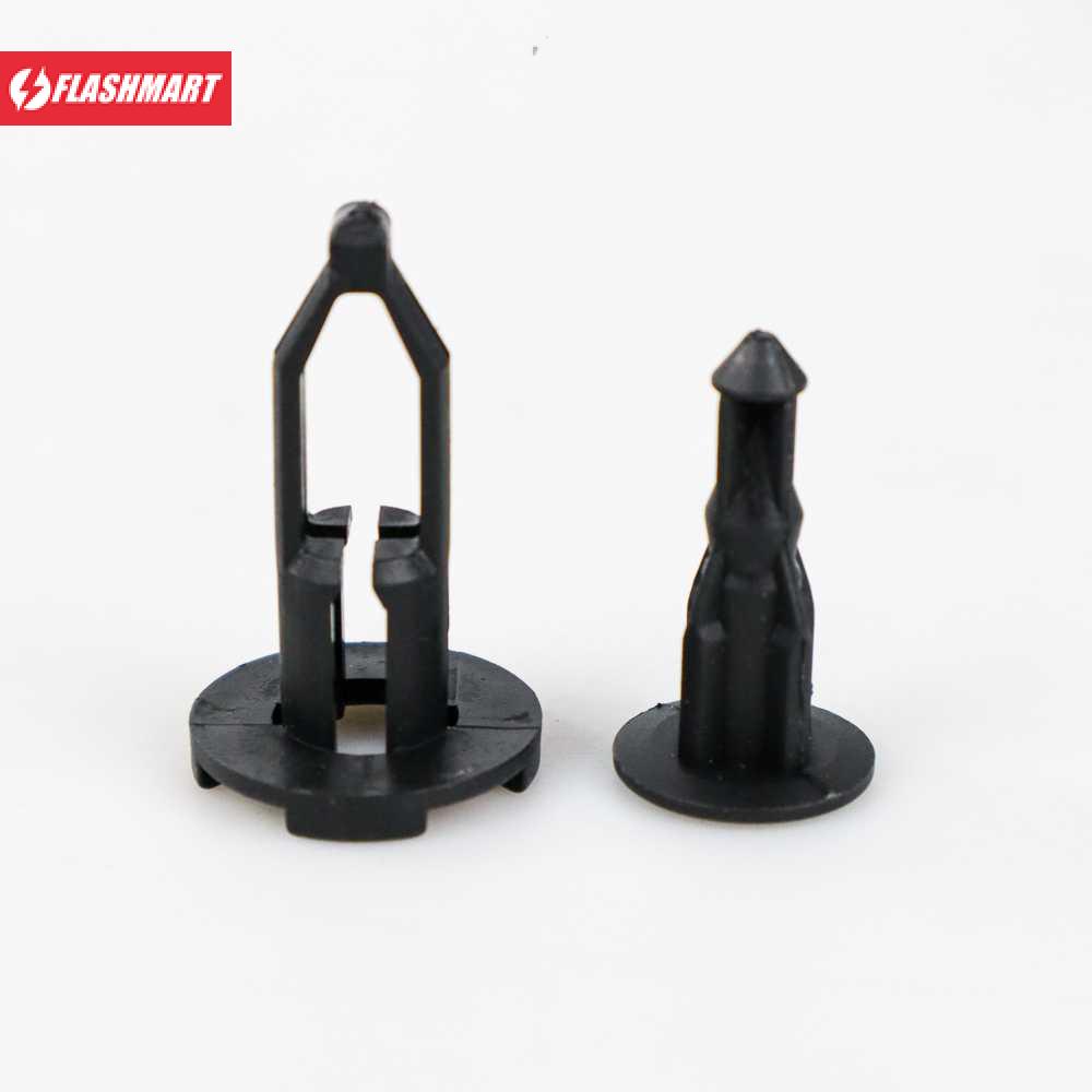 Flashmart Klip Kancing Plastic Car Buckle Rivet 17.86 x 8.5 mm 20 PCS - 1184