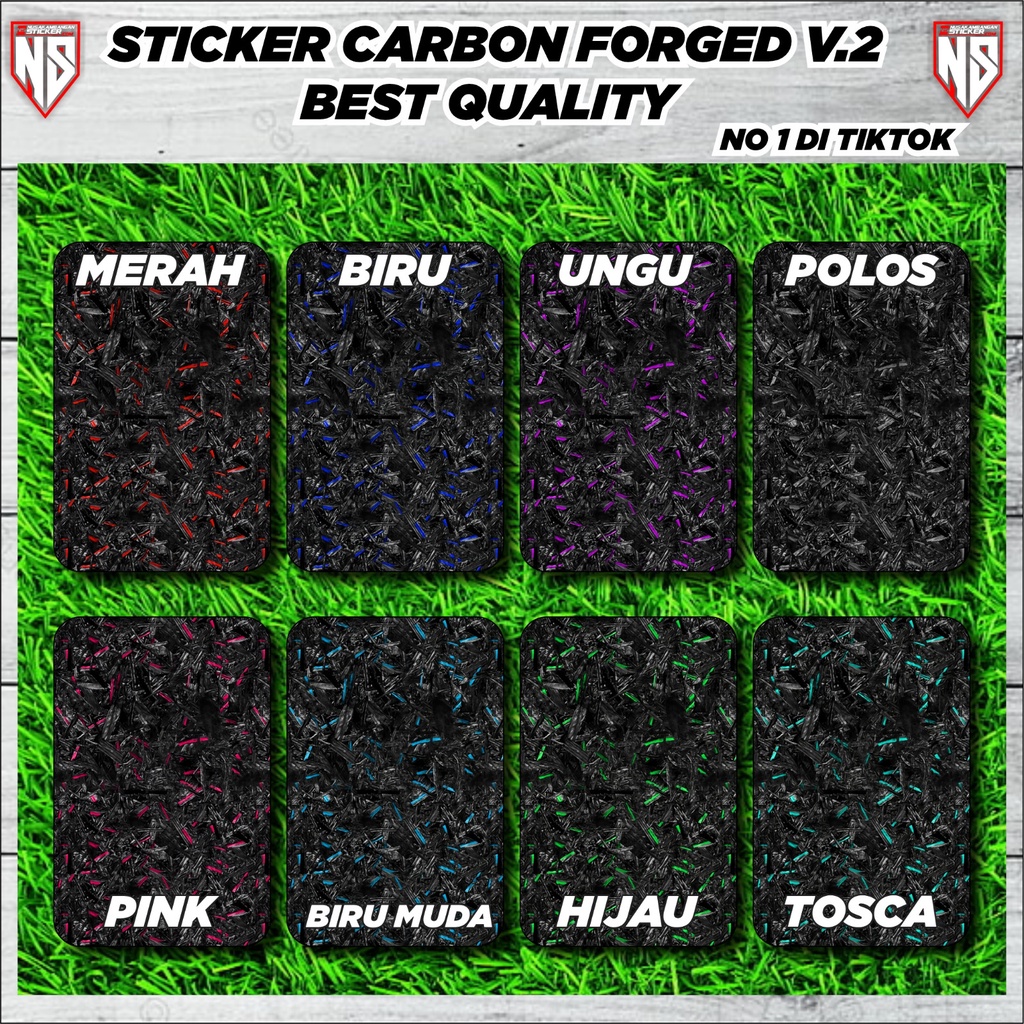 Sticker Carbon Forged