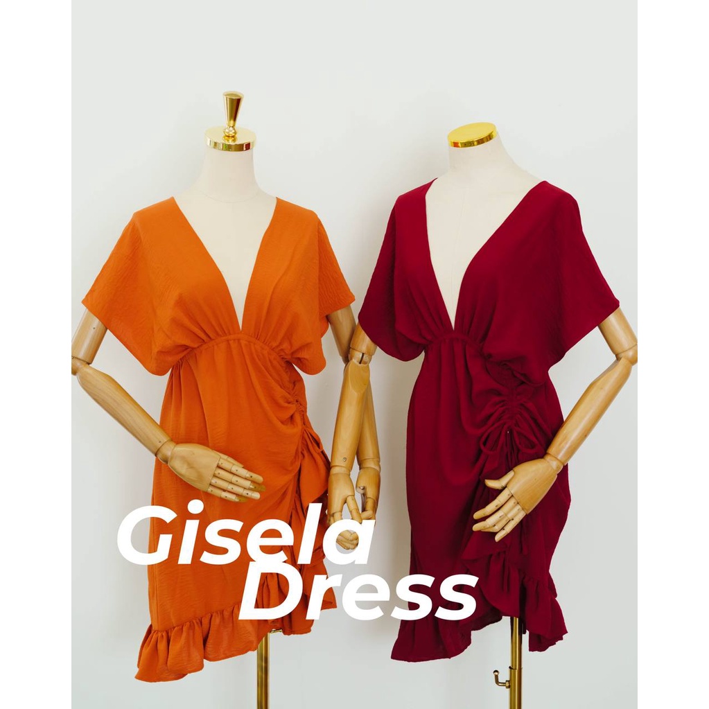 Gisela Dress l Baju Tidur Wanita Airflow Cotton Crinkle