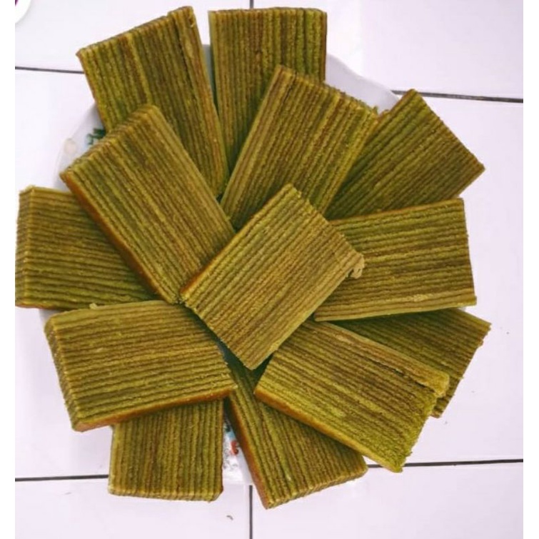 

lapis legit pandan