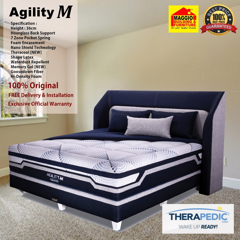SPRINGBED / KASUR KESEHATAN THERAPEDIC AGILITY M - THERAPEDIC