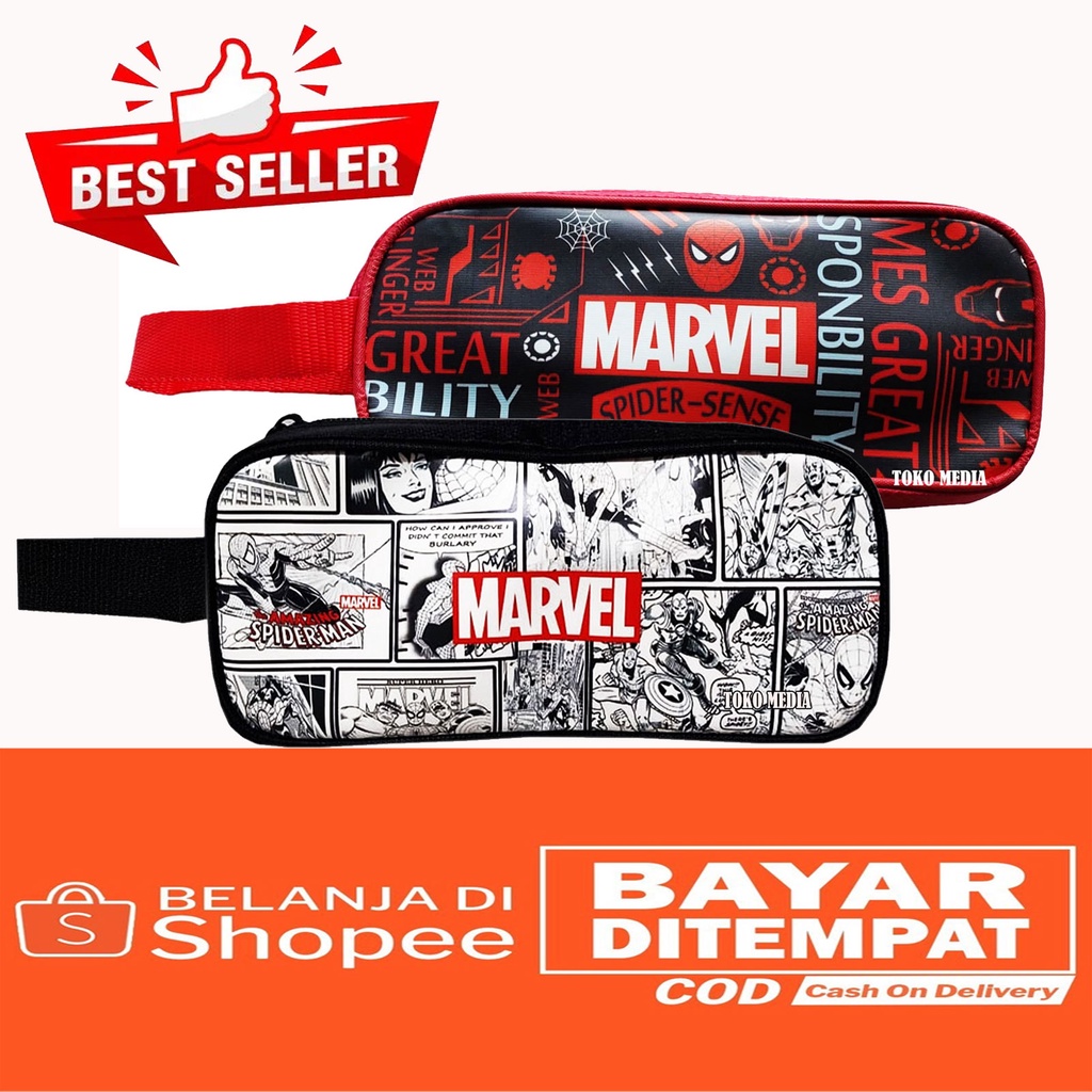 

Murah Toko Media Best Seller!! Tempat Pensil Anak Dengan Karakter Marvel Kartun Populer Lucu Favorit