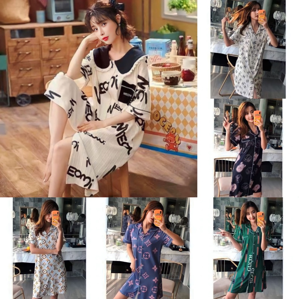 (new)Daster Import Daster Wanita Import Korea Baju Tidur Wanita Dewasa Import daster busui