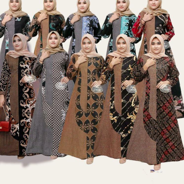 NEW Y96 BATIK JUMBO BIG SIZE JUMBO XL XXL XXXL 5L GAMIS BATIK JUMBO GAMIS MUSLIMAH ㆁ