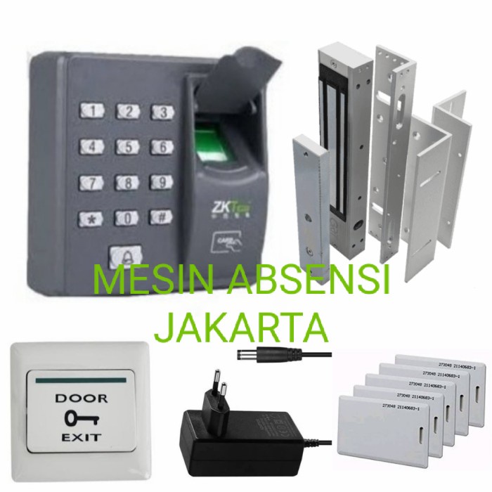 Akses Zkteco X6 Paket Akses Door Fingerprint Paket Access Control Acces Door