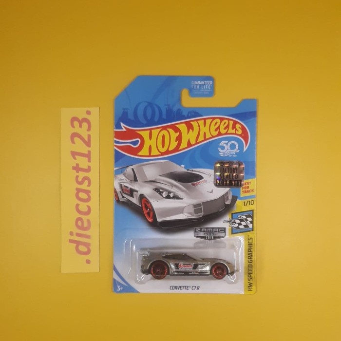 HOT WHEELS [WALMART, FACTORY SEALED] C7R ZAMAC HOTWHEELS HW 2018 TERMURAH