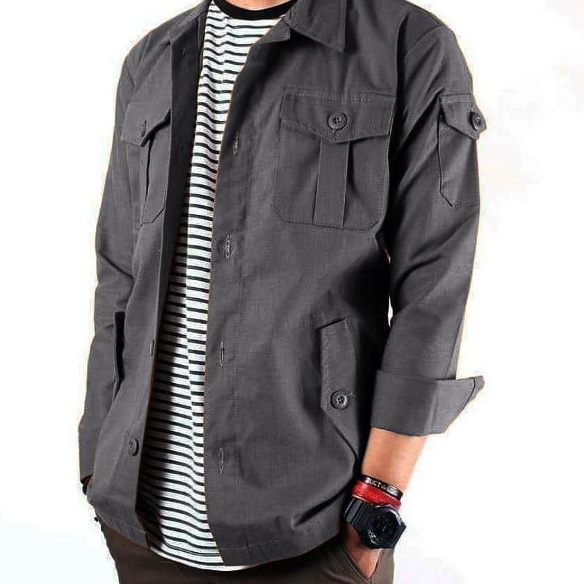 ➧ MVP - Button/SK2 Semi Parka - Jaket Semi Parka ✥