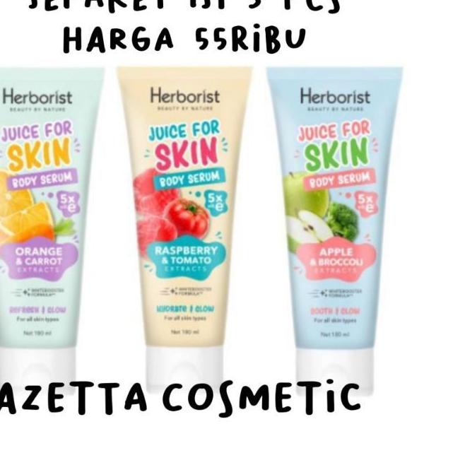 ✻ Herborist Body Serum Satu Paket 55ribu | Body Serum Herborist  | Paket Body Serum Herborist ♛