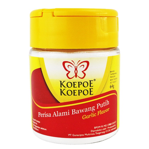 PERISA ALAMI BAWANG PUTIH BUBUK KOEPOE-KOEPOE 64GR GARLIC POWDER