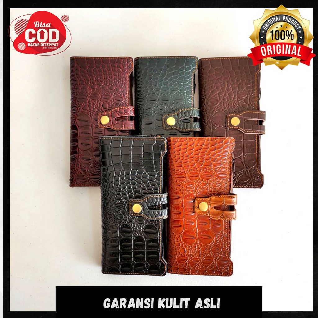 Dompet Wanita Kulit Asli Dompet Kulit Asli Wanita Dompet Panjang Wanita SERVO