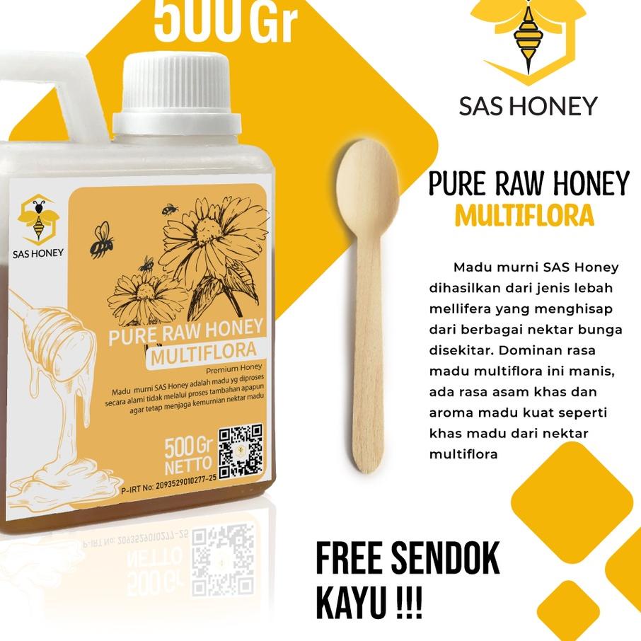

➳ Asli Murni 500gr Sas Honey Nektar Bunga Multiflora ♦