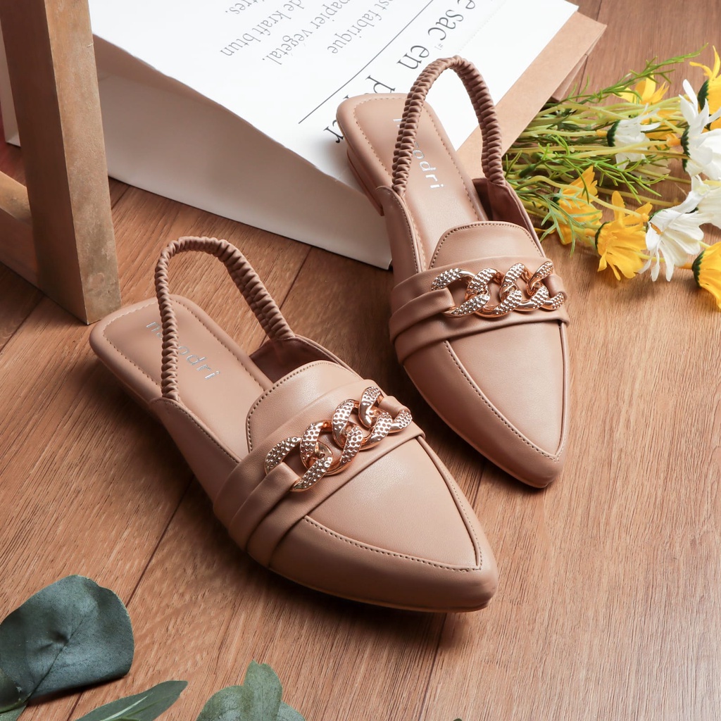 Nacodri  REGGINA Mules Wanita hak 2 cm