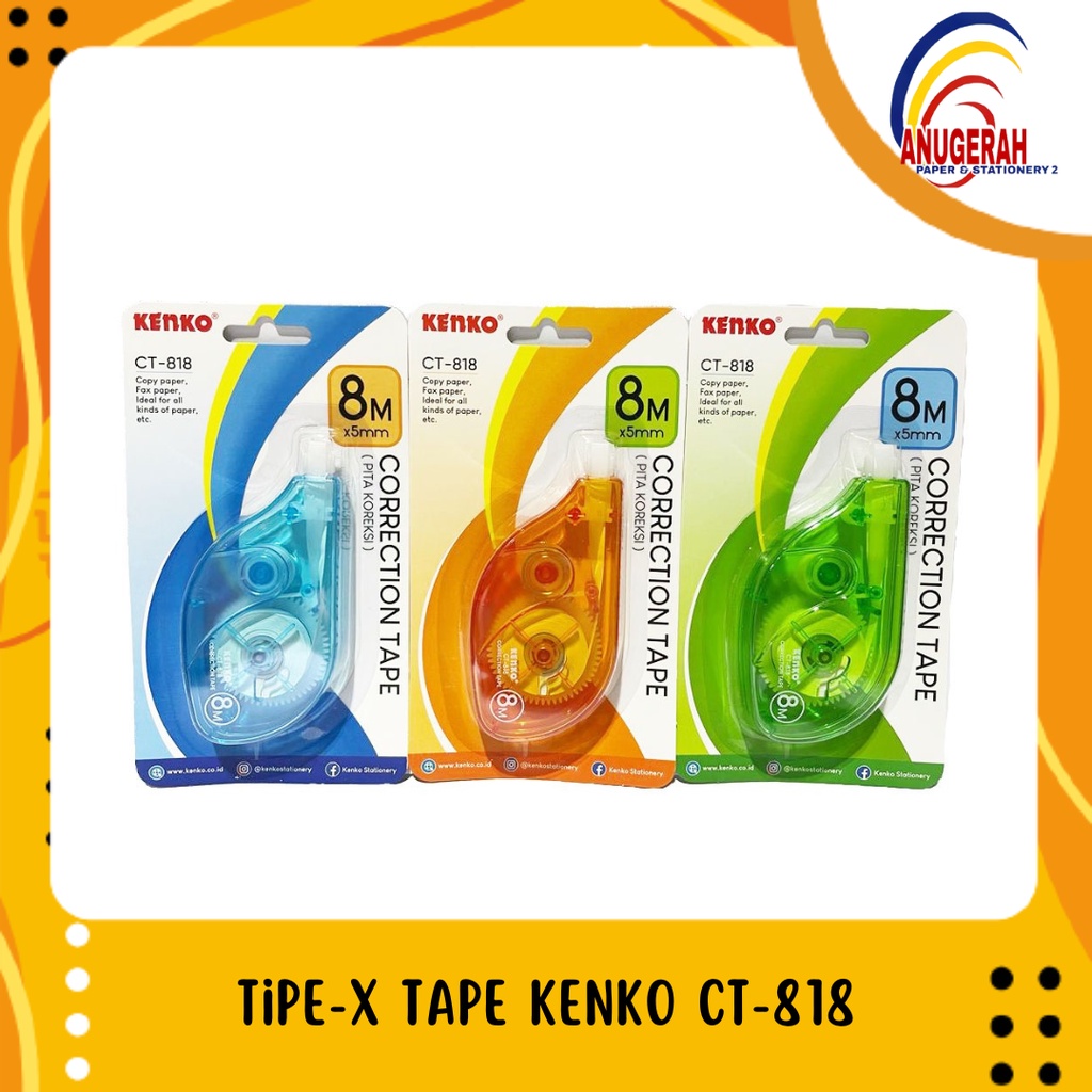 

KENKO CT-818 CORR TAPE (PCS)