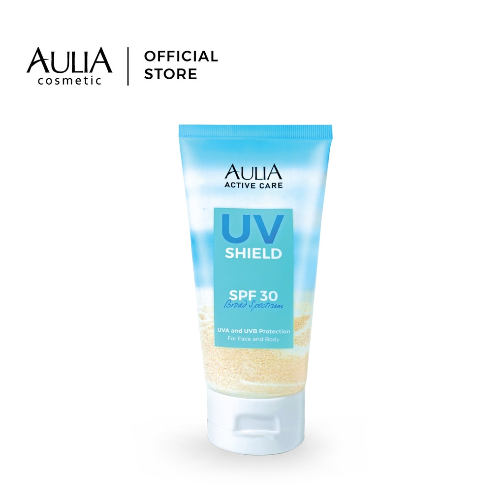 (RM) AULIA SUNSCREEN ACTIVE CARE UV SHIELD SPF 30 BROAD SPECTRUM / SUNSCREEN WAJAH DAN BADAN AULIA