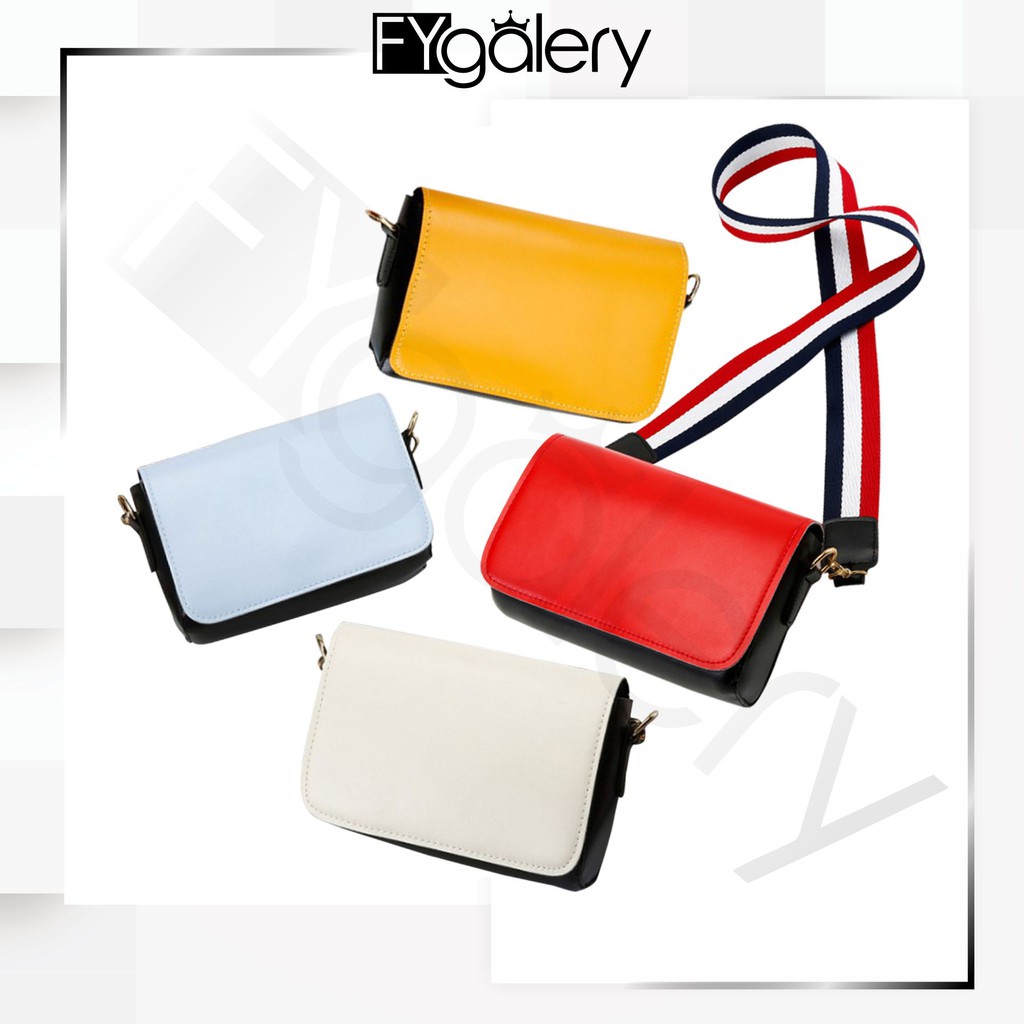 FYGALERY FYG1143 Tas Selempang Perempuan Slingbag Polos Fashion Wanita Sling Bag Korea Murah