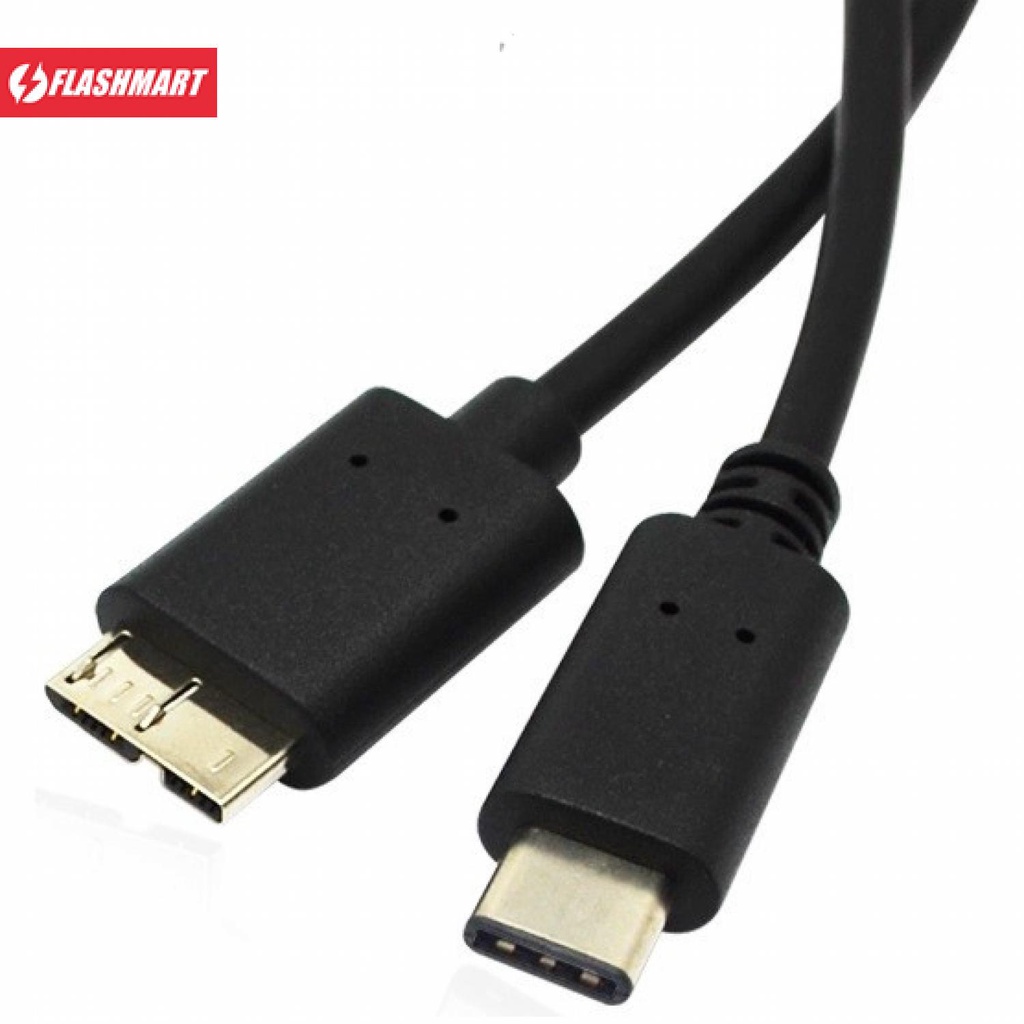 Flashmart USB 3.1 Type C to USB 3.0 Micro B Data Cable 1M - SGC10