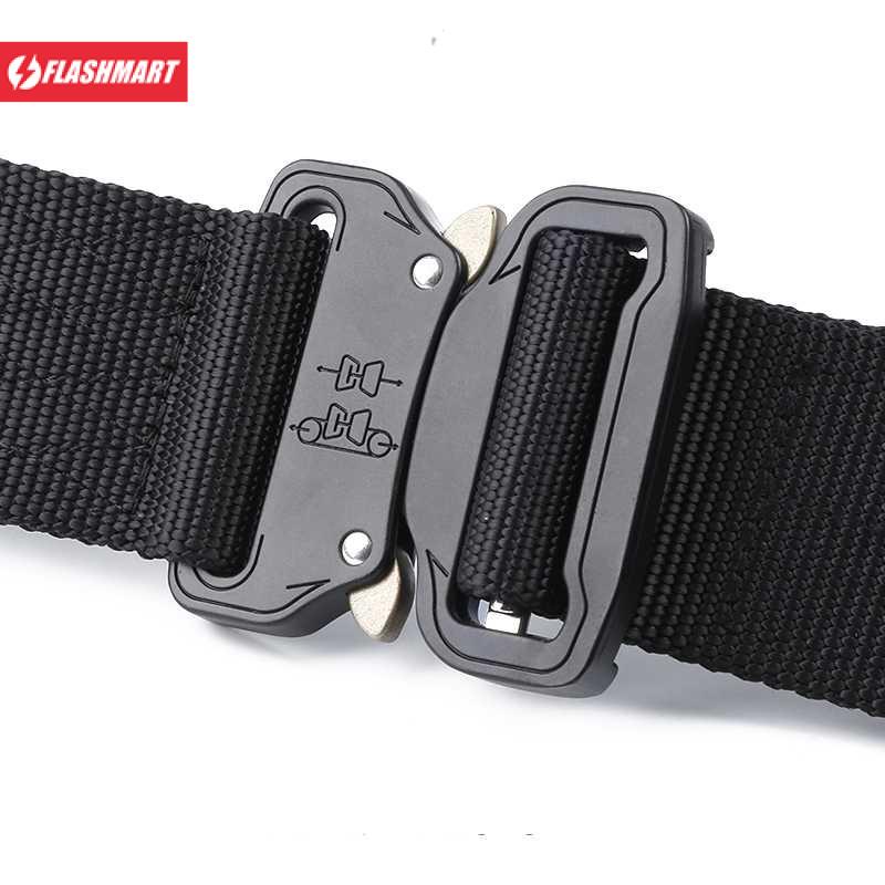 Flashmart Tali Ikat Pinggang Canvas Army Military Tactical 125cm - MU056