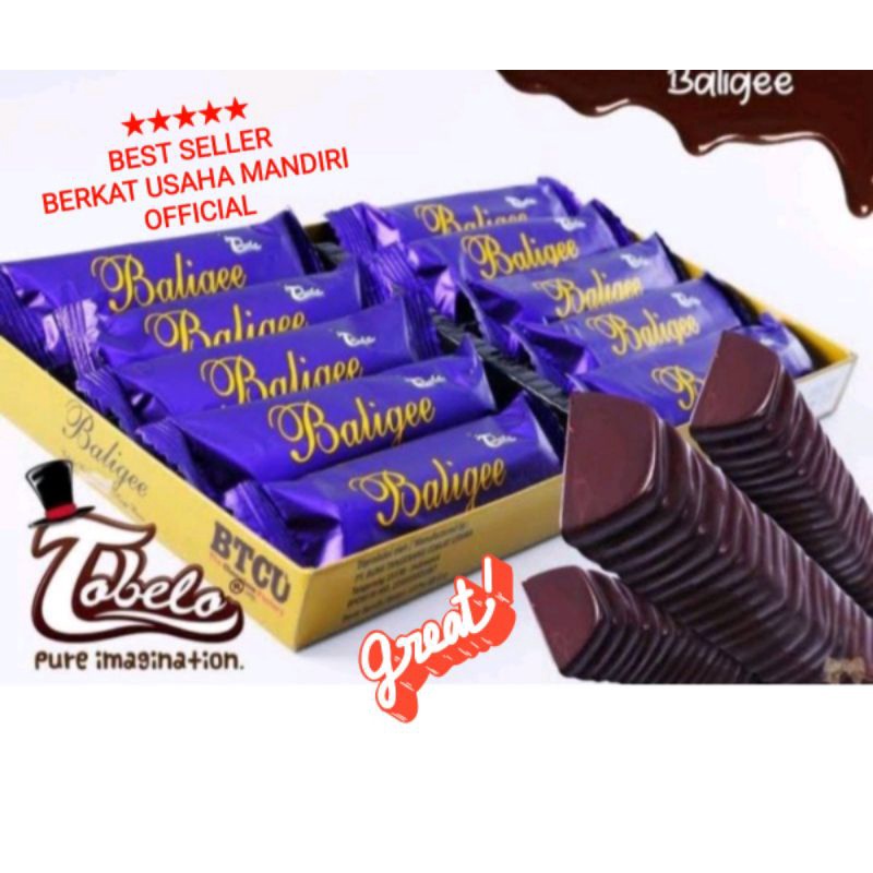 Coklat Pasta Tobelo Baligee 1 box isi 24 pcs @ 20g since 1990