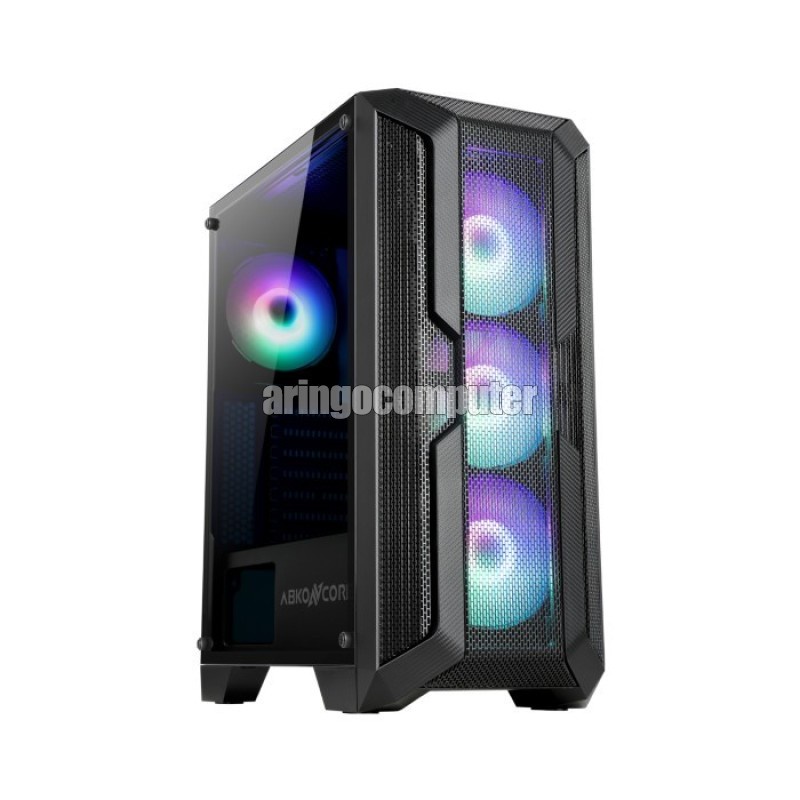 Casing ABKONCORE H250X BLACK (Free 4 Fan RGB)