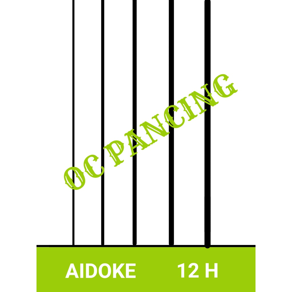 UJUNG AIDOKE 12H joran tegek BARU