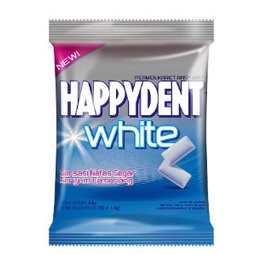 

HAPPYDENT White Mint Permen 84 g