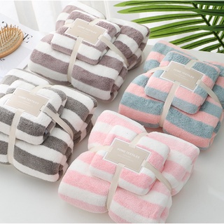 Paket Handuk Korea Set 2in1 Handuk Mandi Dan Wajah Handuk Cotton Towel