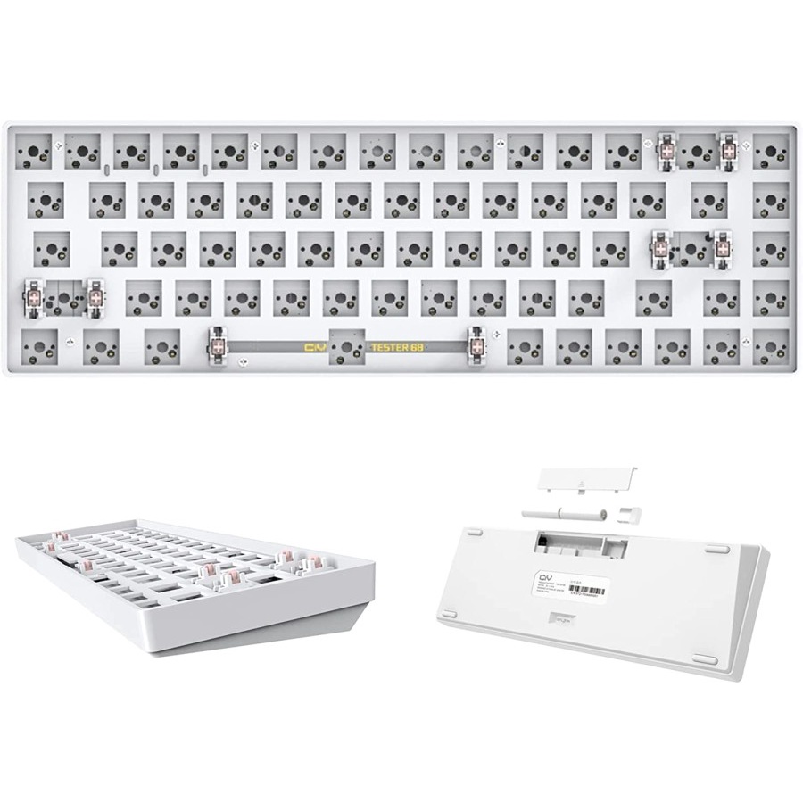 CIY TESTER68 / TESTER-68 Gasket Mount Barebone Mechanical Keyboard