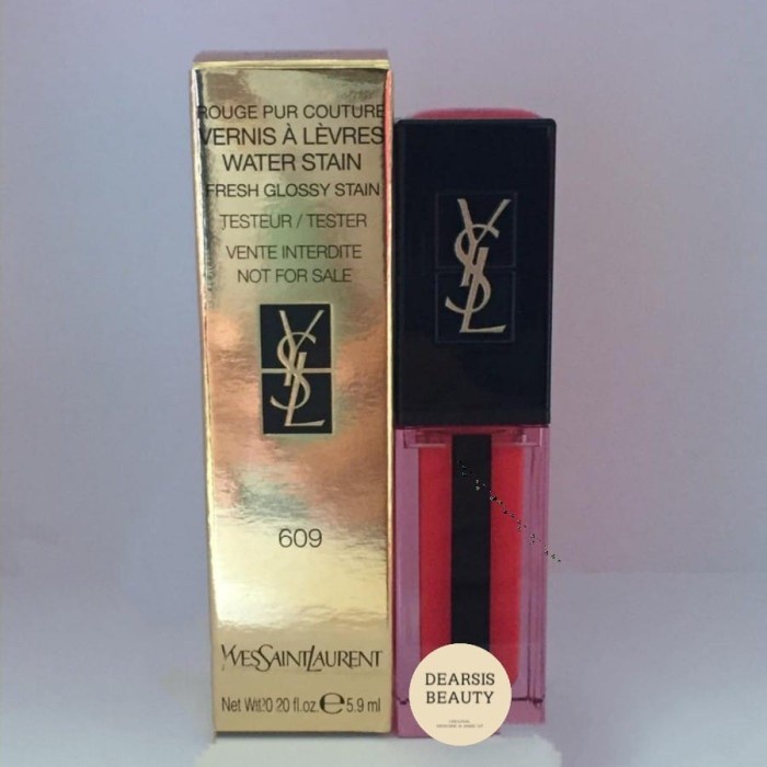 YSL RPC Vernis A Levres Water Stain Glossy Stain (BOX TESTER) BPOM