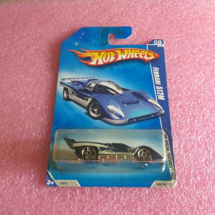 HOT WHEELS FERRARI 512 M. HW SPECIAL FEATURES. OPEN HATCH.